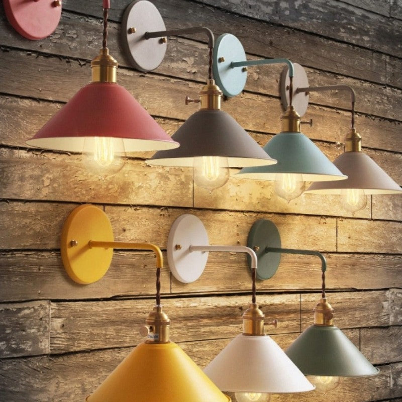 Retro Wandleuchte Bunte Wandleuchte