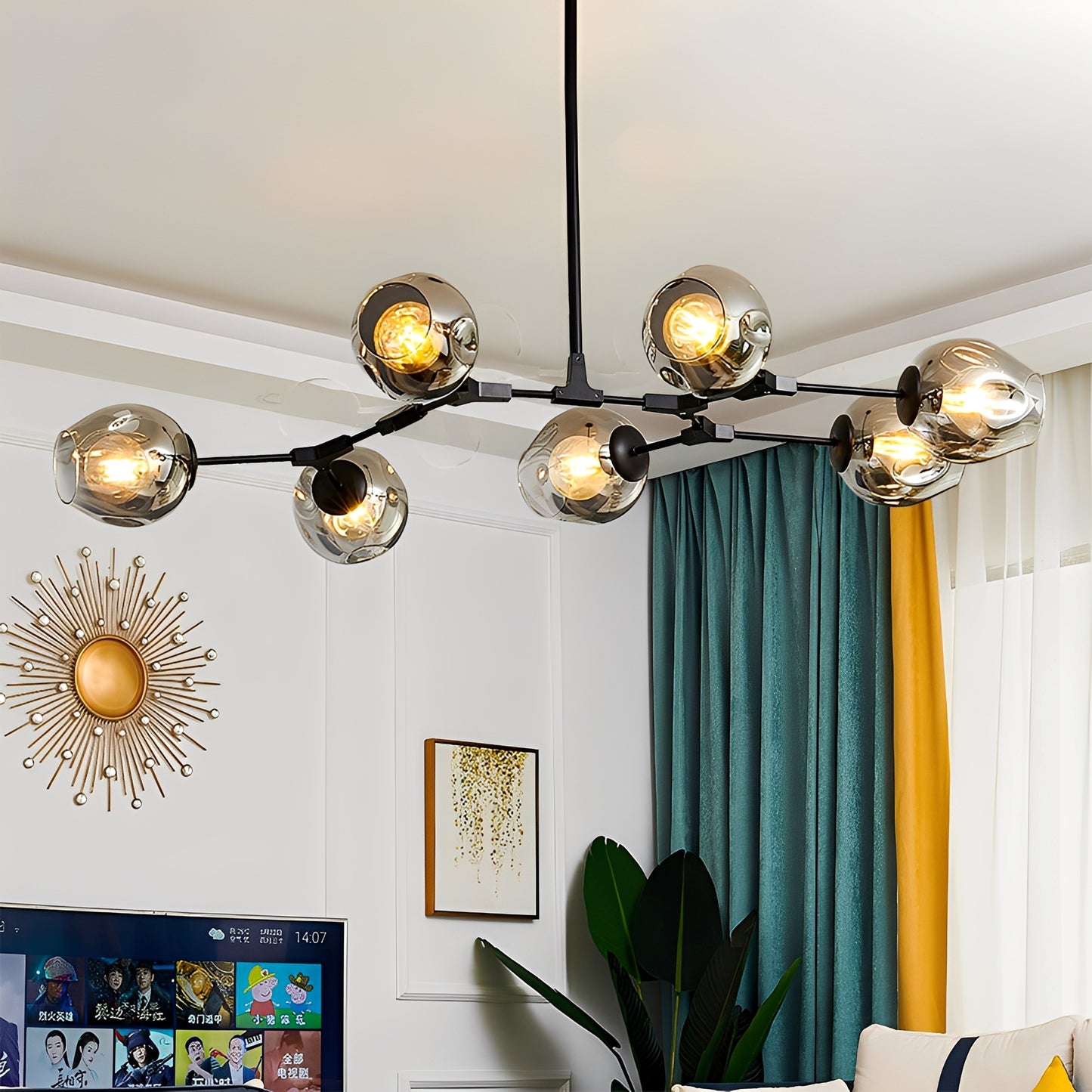 Leona – Nordische Deckenleuchte im Ast-Design