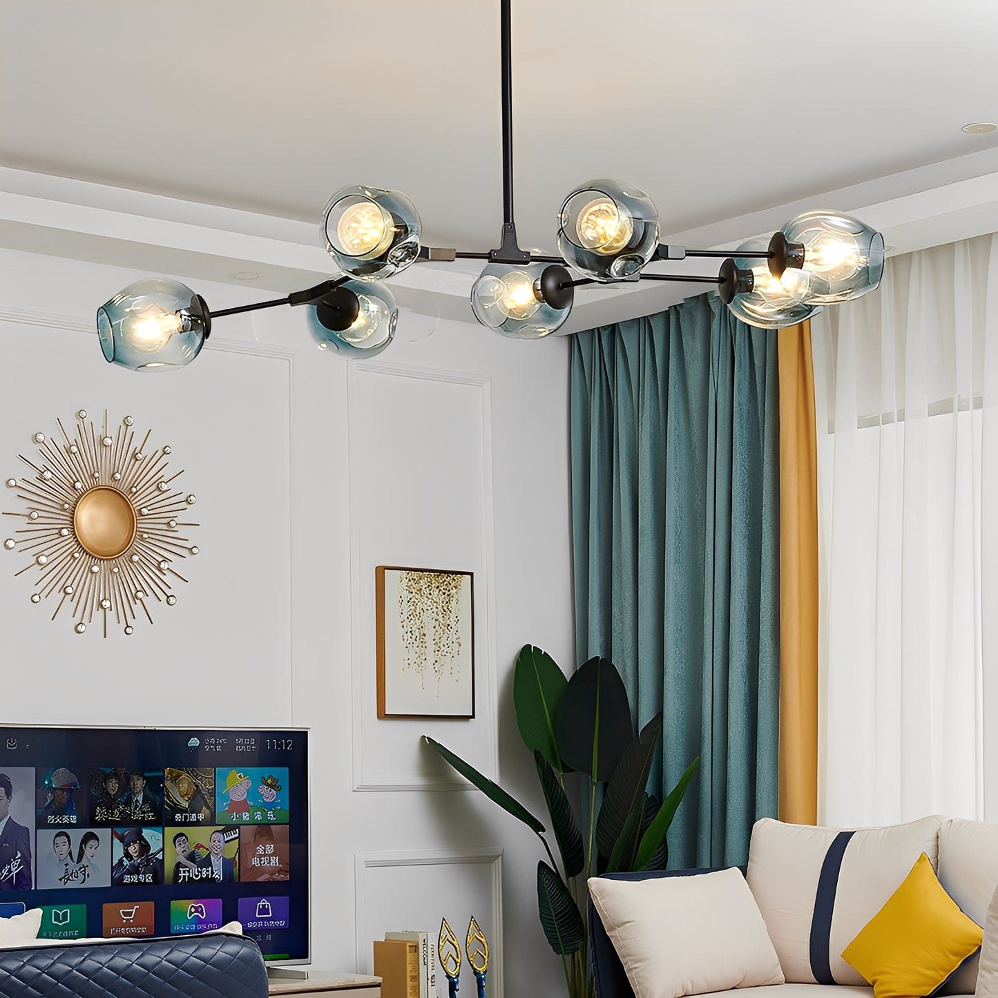 Leona – Nordische Deckenleuchte im Ast-Design