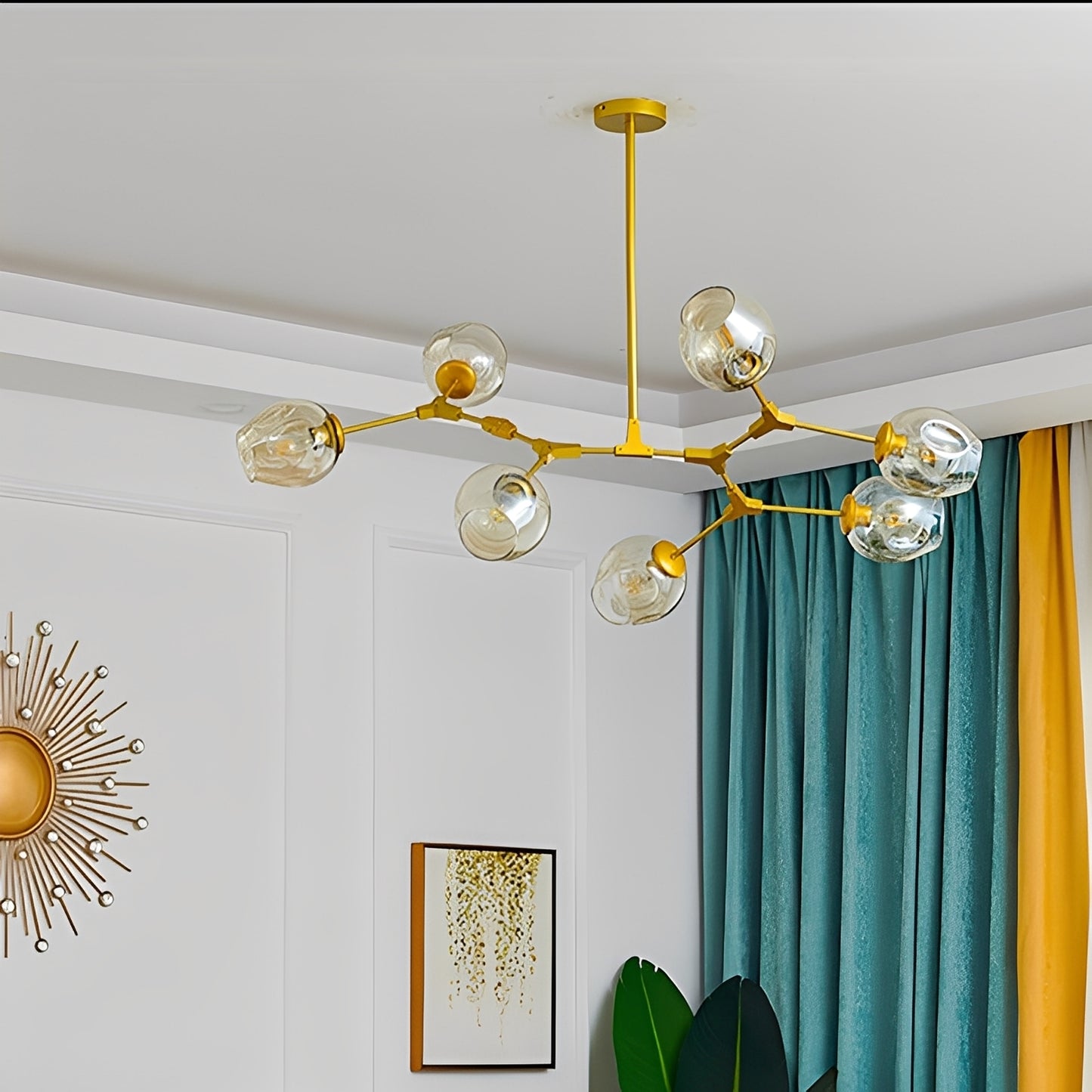 Leona – Nordische Deckenleuchte im Ast-Design