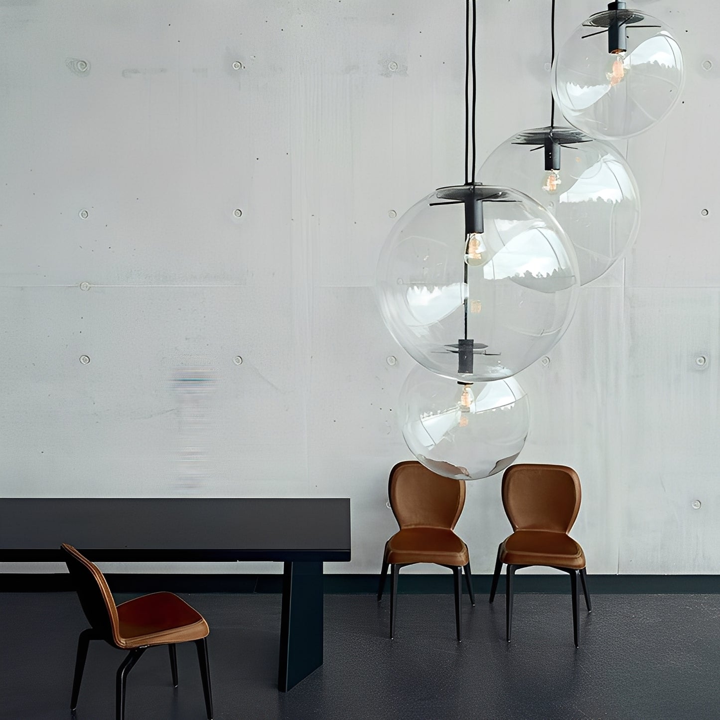 Livia – Schlichter Postmoderner Glas Kronleuchter