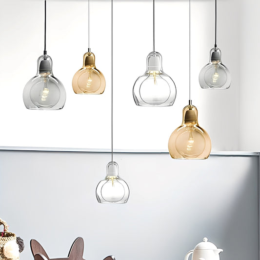 Elvira – Moderne Glas Pendelleuchte