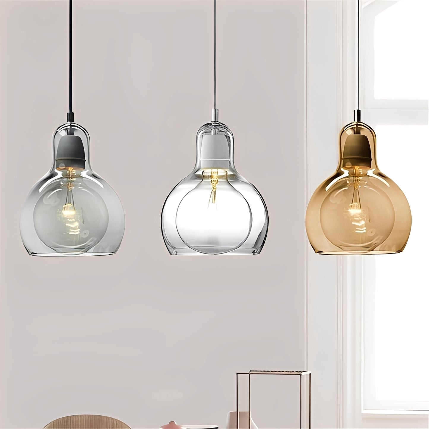 Elvira – Moderne Glas Pendelleuchte