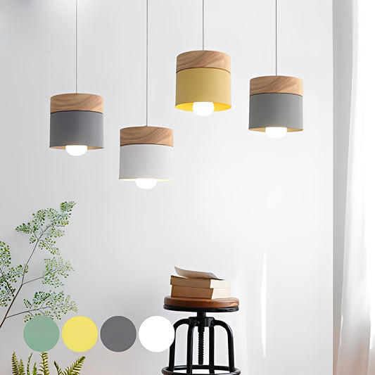 Clara – Nordischer Macaron Holzkronleuchter