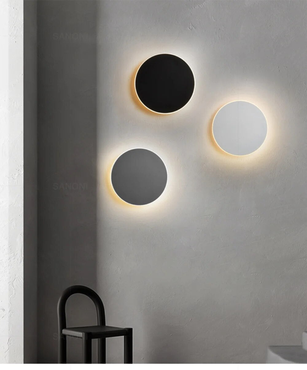 Zeitlose LED-Wandlampe – Runde Designleuchte für Flur, Schlafzimmer oder Wohnzimmer