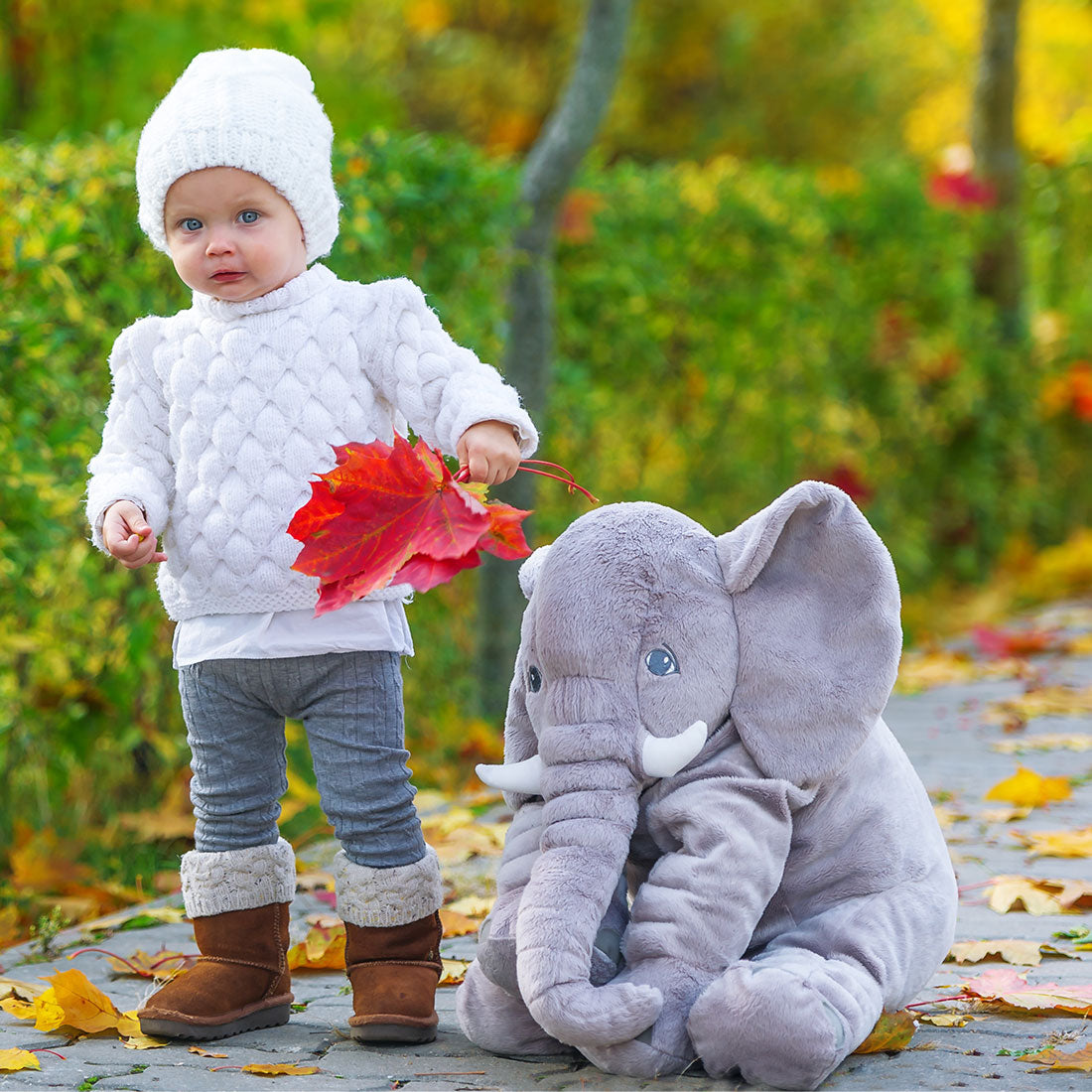 EleCuddle – Süßes Elefantenkissen zum Kuscheln & Dekorieren
