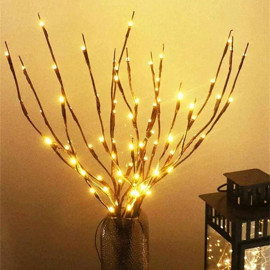 Marilyn – Weidenzweig-Lampe mit sanftem Naturlicht