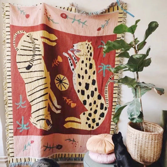 WildWrap – Weiche Decke mit exotischem Animal-Print