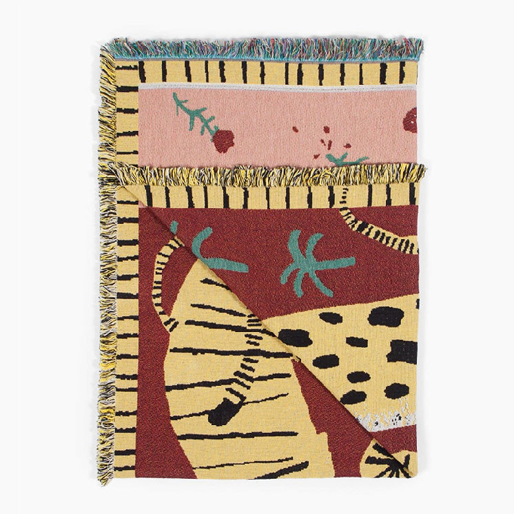 WildWrap – Weiche Decke mit exotischem Animal-Print