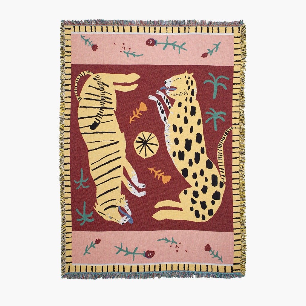 WildWrap – Weiche Decke mit exotischem Animal-Print