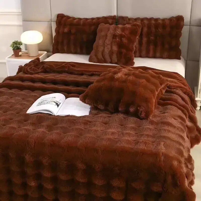Nobi – Flauschige Bubble-Decke aus Flanell