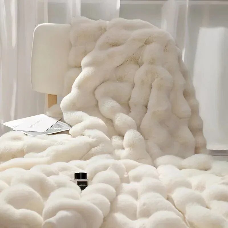 Nobi – Flauschige Bubble-Decke aus Flanell