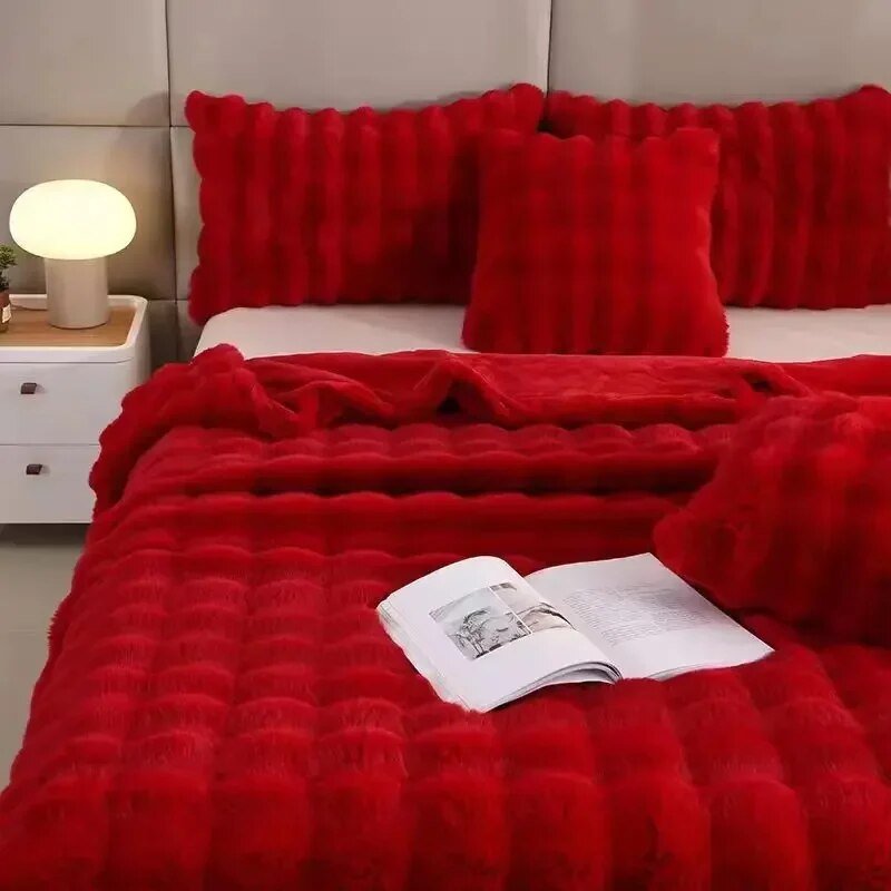 Nobi – Flauschige Bubble-Decke aus Flanell