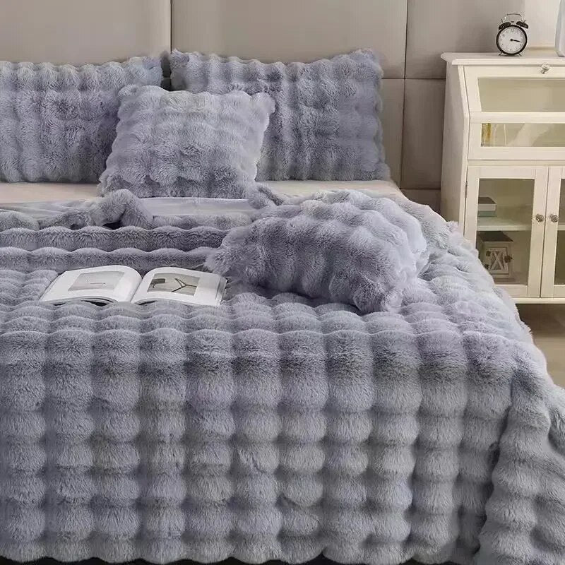 Nobi – Flauschige Bubble-Decke aus Flanell