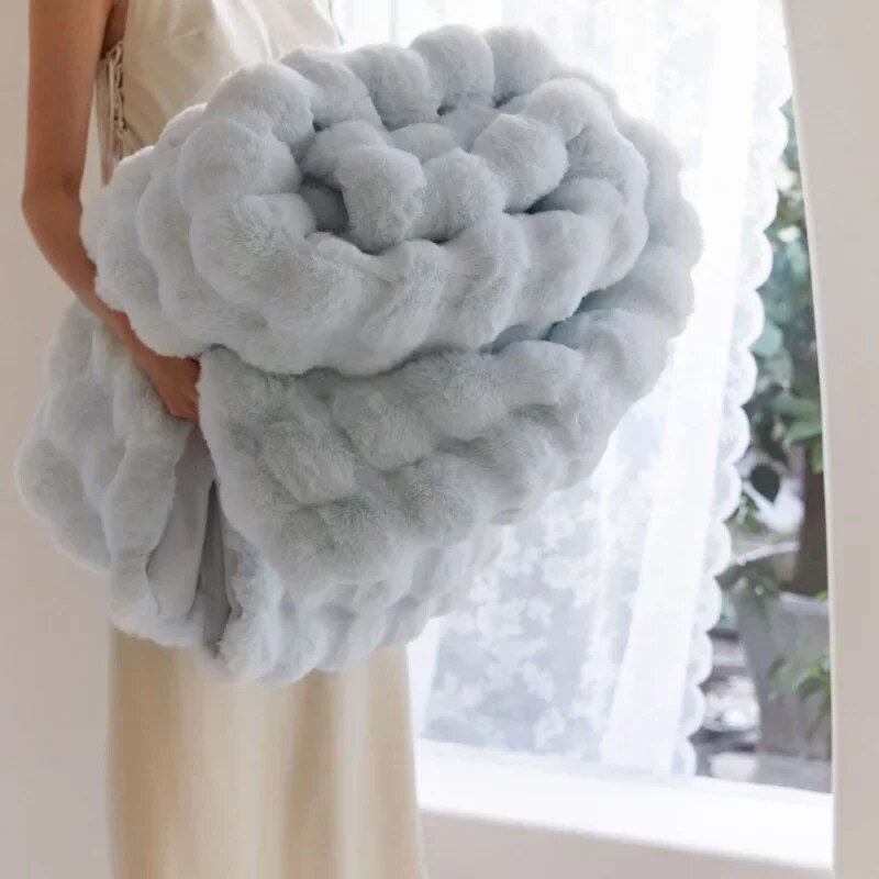 Nobi – Flauschige Bubble-Decke aus Flanell