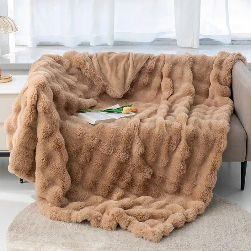 Nobi – Flauschige Bubble-Decke aus Flanell