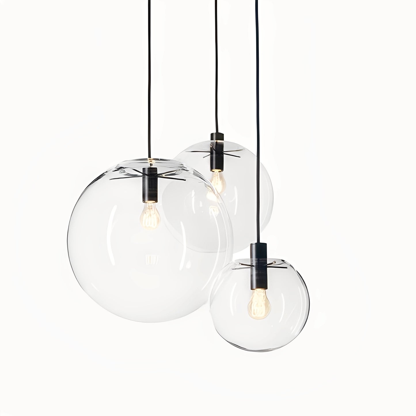 Livia – Schlichter Postmoderner Glas Kronleuchter