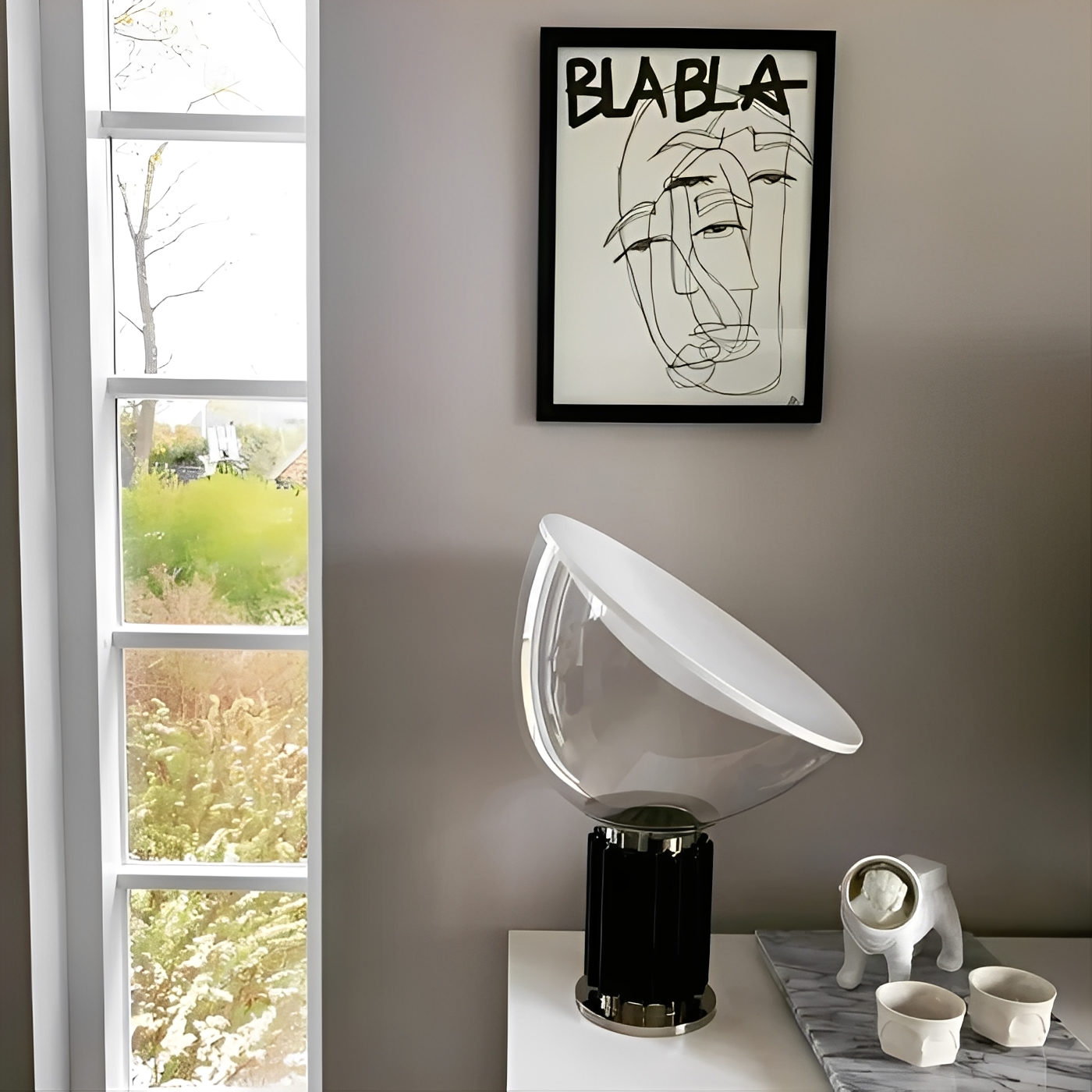 Valeria – Kreative Radar Tischlampe