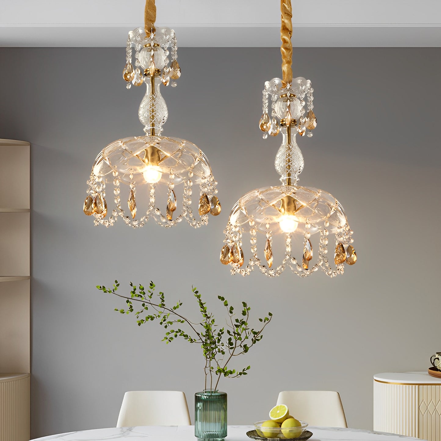 Talu – Rustikaler Rattan-Hängeleuchtenschirm für Boho- und Landhausstil