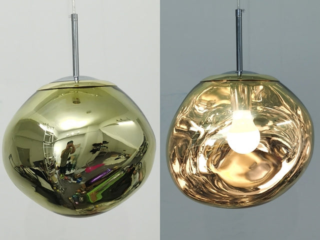 MoltenLight – Glas-Hängelampe mit fließendem Magma-Design