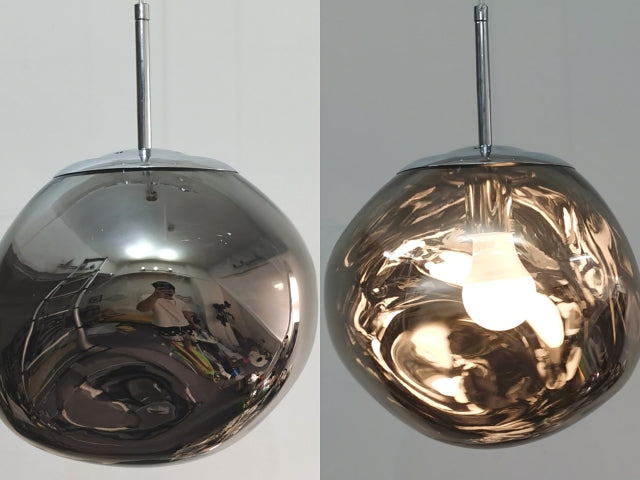 MoltenLight – Glas-Hängelampe mit fließendem Magma-Design