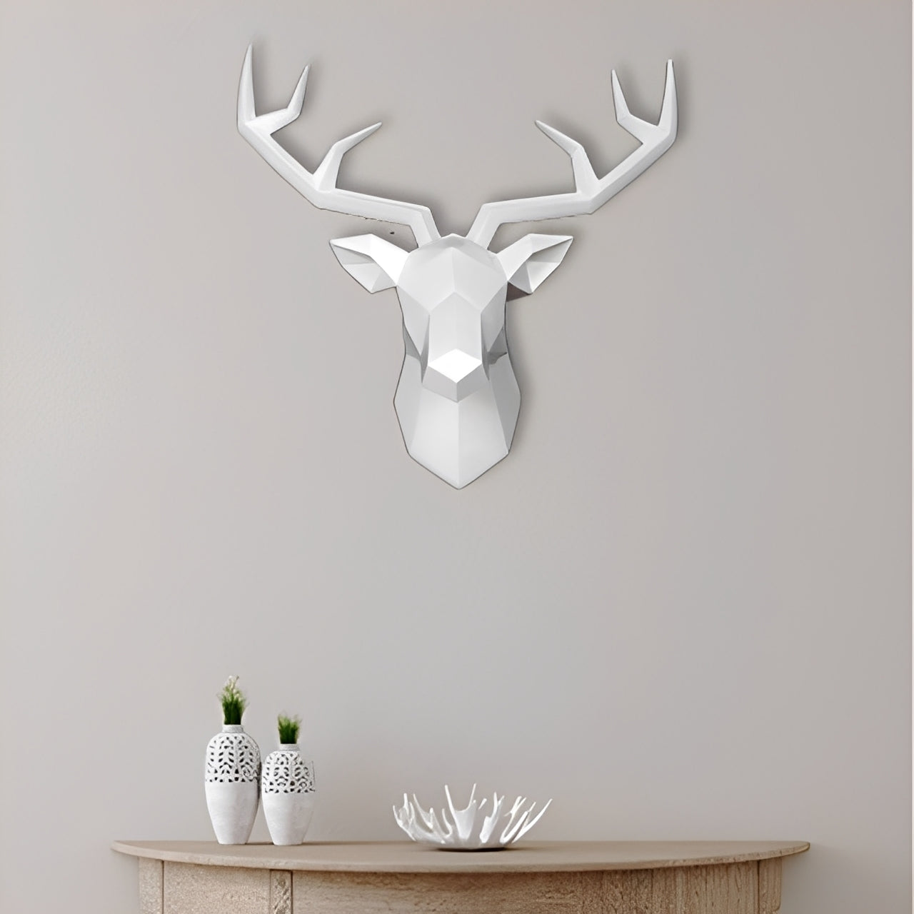 NordicAntler – Vintage Wanddekoration im Antilopenkopf-Design