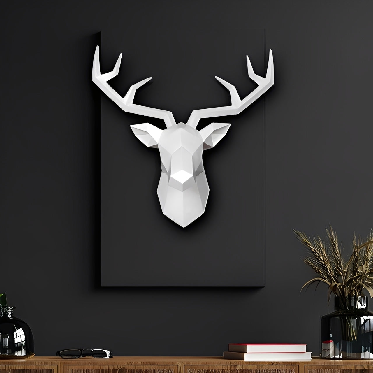 NordicAntler – Vintage Wanddekoration im Antilopenkopf-Design