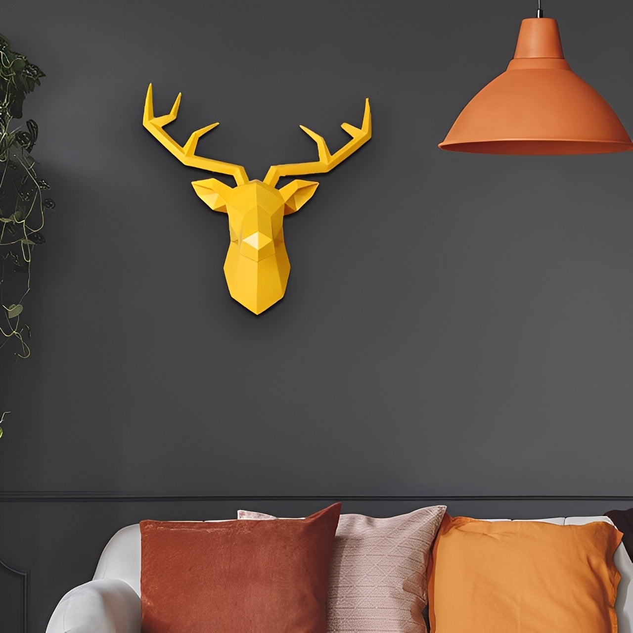NordicAntler – Vintage Wanddekoration im Antilopenkopf-Design