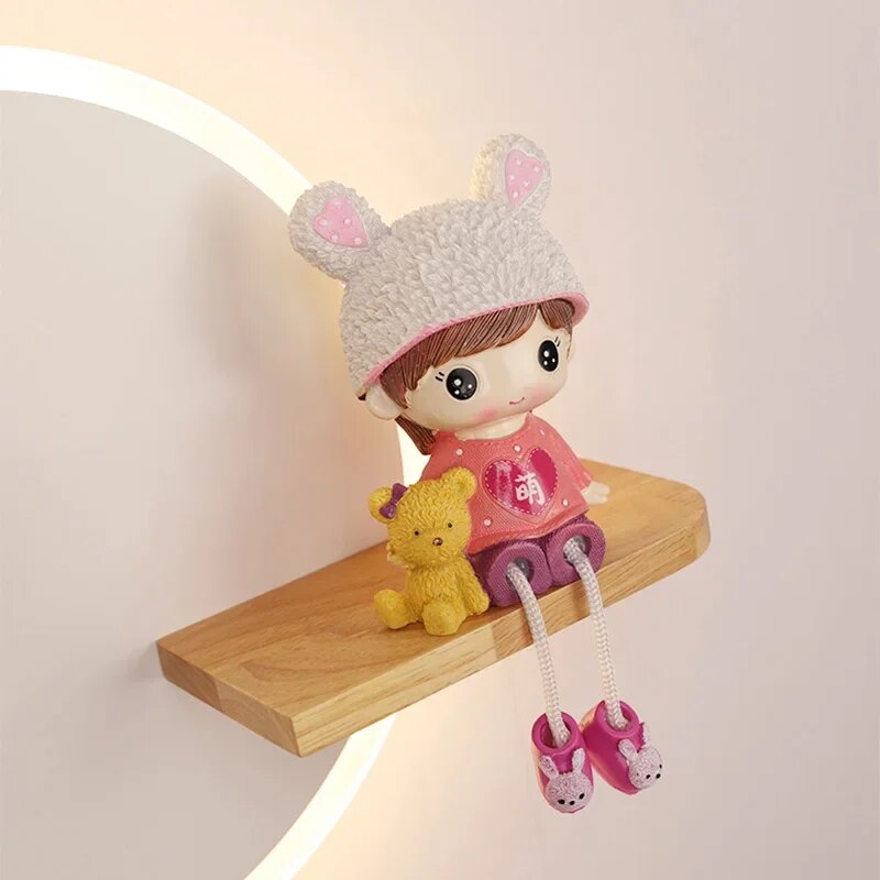 Kinderzimmer Nachttisch-Wandlampe
