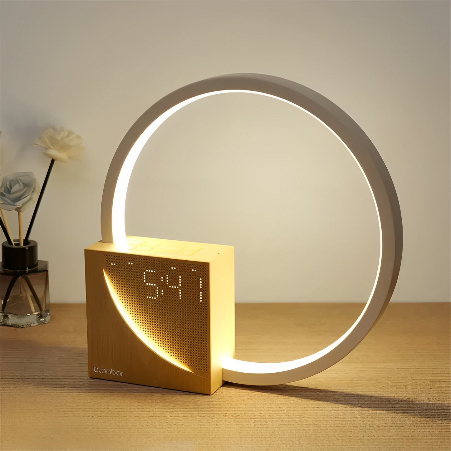 Nino – Touch-Steuerung Weckerlampe mit Dimmer und Lichtfunktion