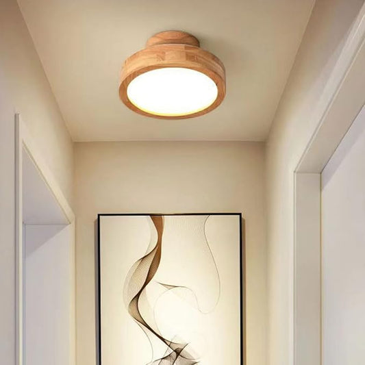 HolzAura – Zeitgemäße LED-Deckenlampe