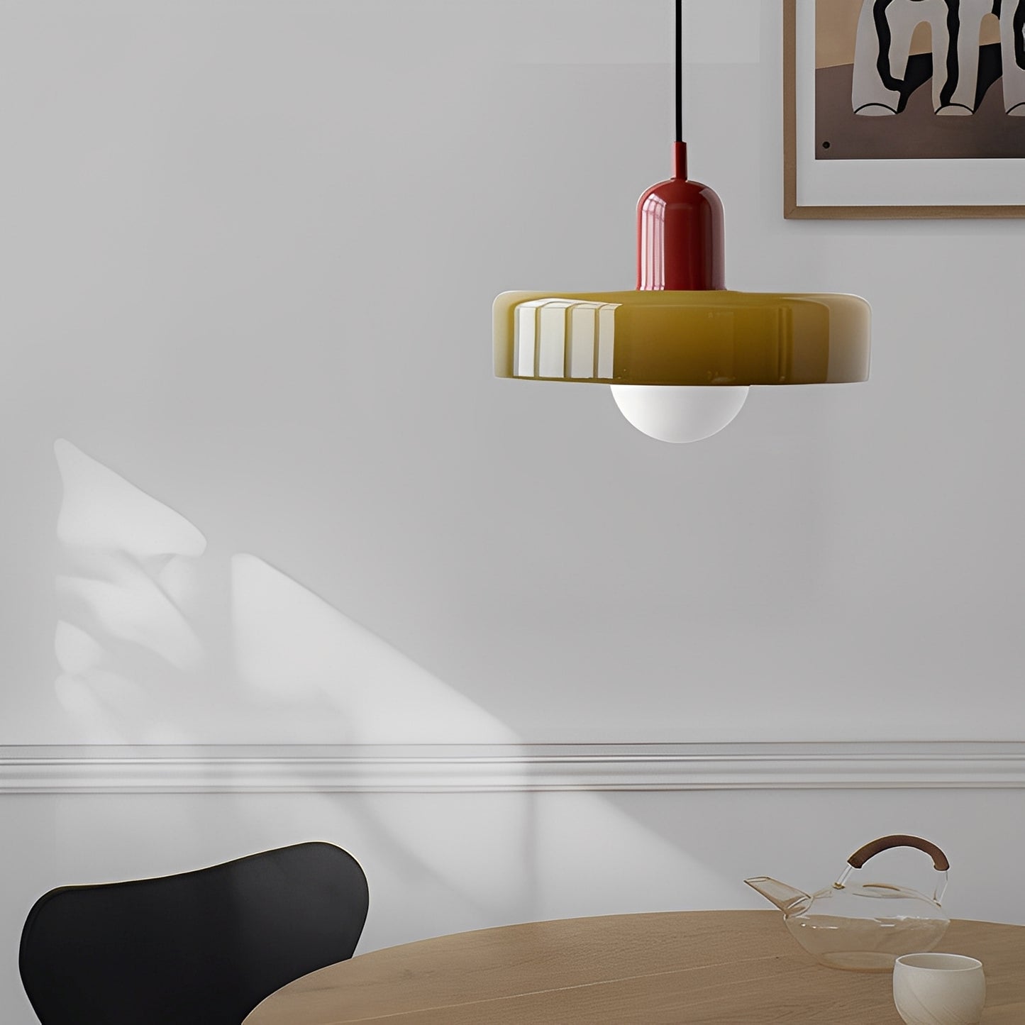 Maya – Vintage Bunte Glas Pendelleuchte