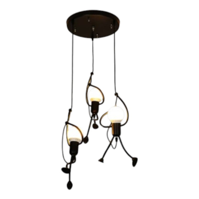 RoboRust – Robuste Retro-Lampe im Eisenmann-Design