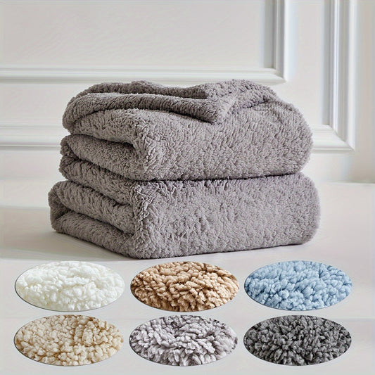 CozySherpa – Ultra-weiche Fleecedecke für gemütliche Sofa- & Bettmomente