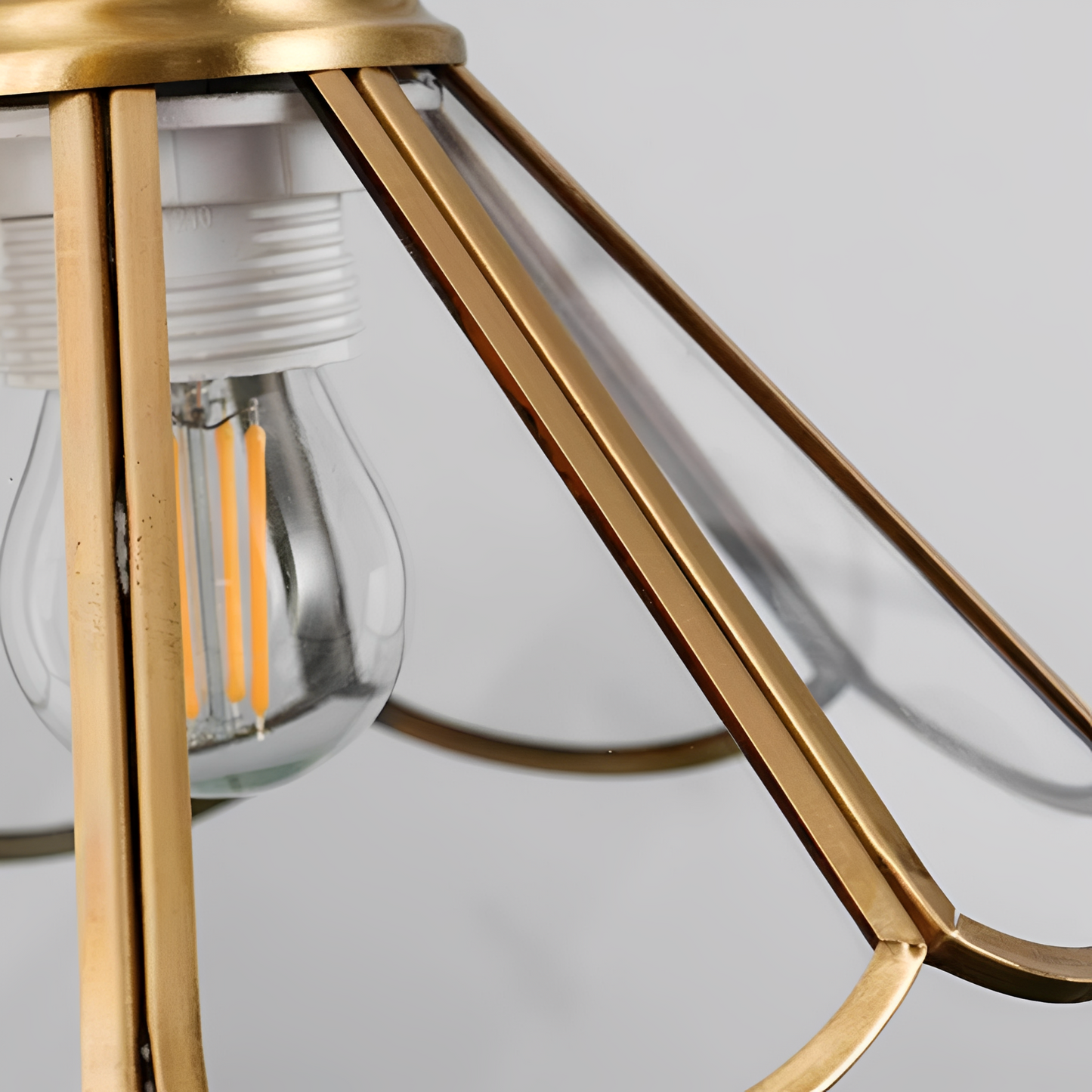 Kohana – Japanische Retro Messing Pendelleuchte