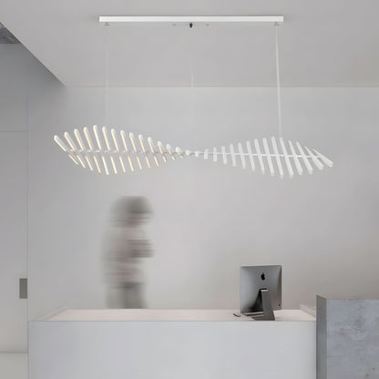 Modische Büro-Streifenlampen in Fischgrätenform