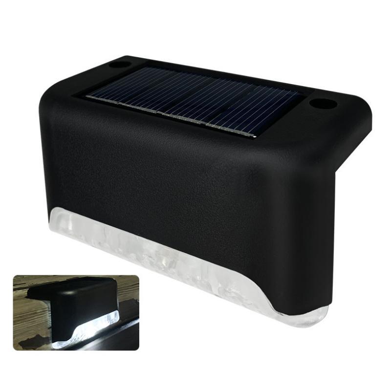 Wetterresistente LED-Stufenlichter mit Solarbetrieb (4er-Pack)