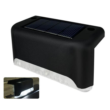 Wetterresistente LED-Stufenlichter mit Solarbetrieb (4er-Pack)