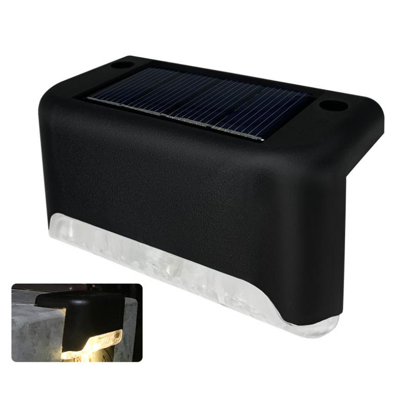 Wetterresistente LED-Stufenlichter mit Solarbetrieb (4er-Pack)