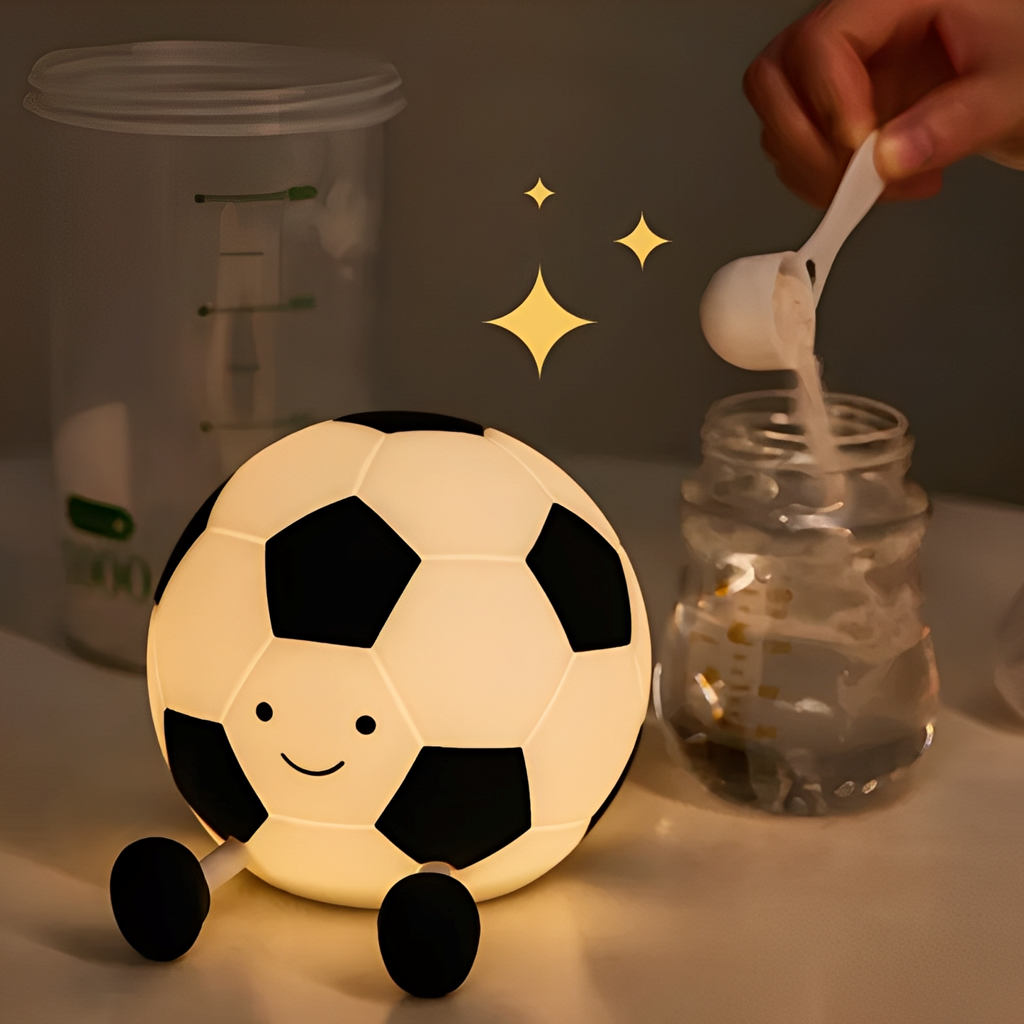 GlowKick – Fußball-Nachtlampe