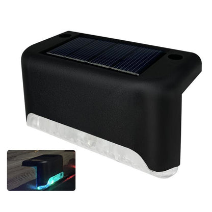Wetterresistente LED-Stufenlichter mit Solarbetrieb (4er-Pack)