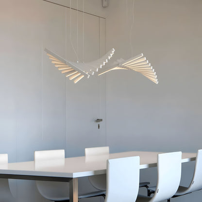 Modische Büro-Streifenlampen in Fischgrätenform