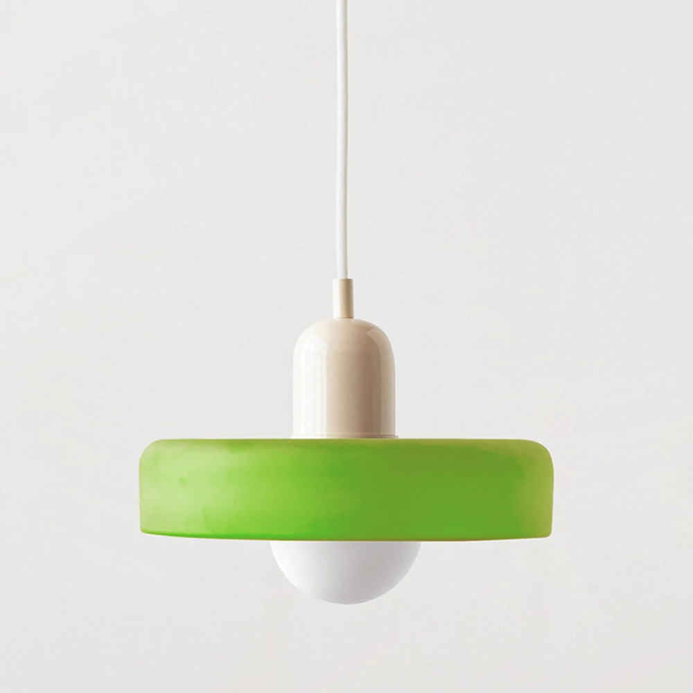 Bunte LED-Glas-Pendelleuchte