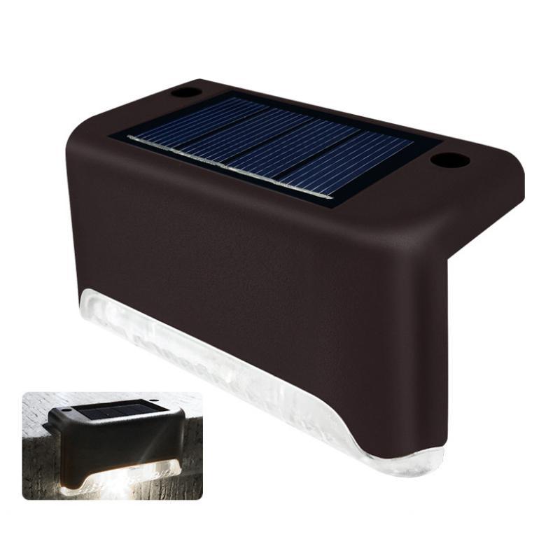Wetterresistente LED-Stufenlichter mit Solarbetrieb (4er-Pack)