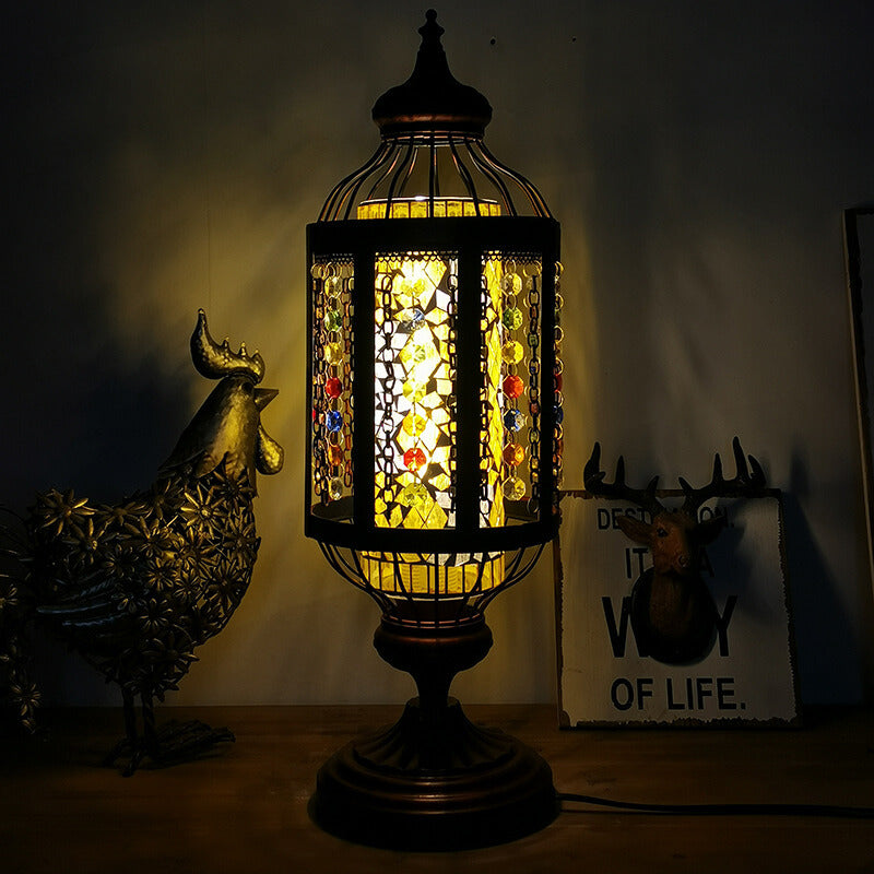 Meryem – Vintage Türkische Mosaik-Tischlampe