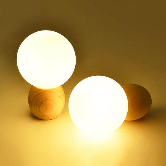 Selina – Kreative Glas-Kugel Tischlampe