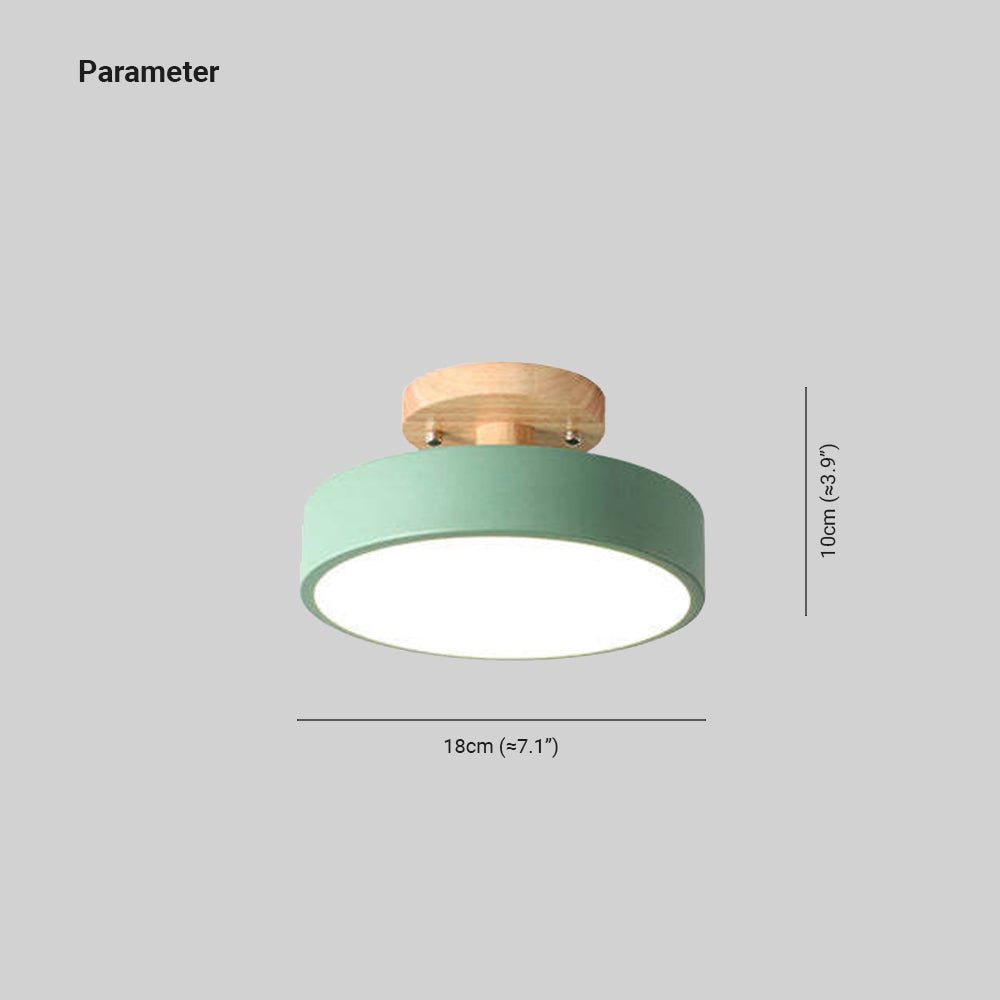 HolzAura – Zeitgemäße LED-Deckenlampe