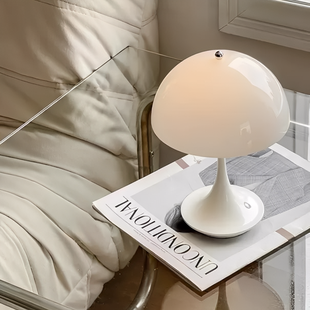 Luma – Kreative Pilz-Tischlampe mit USB-Aufladung