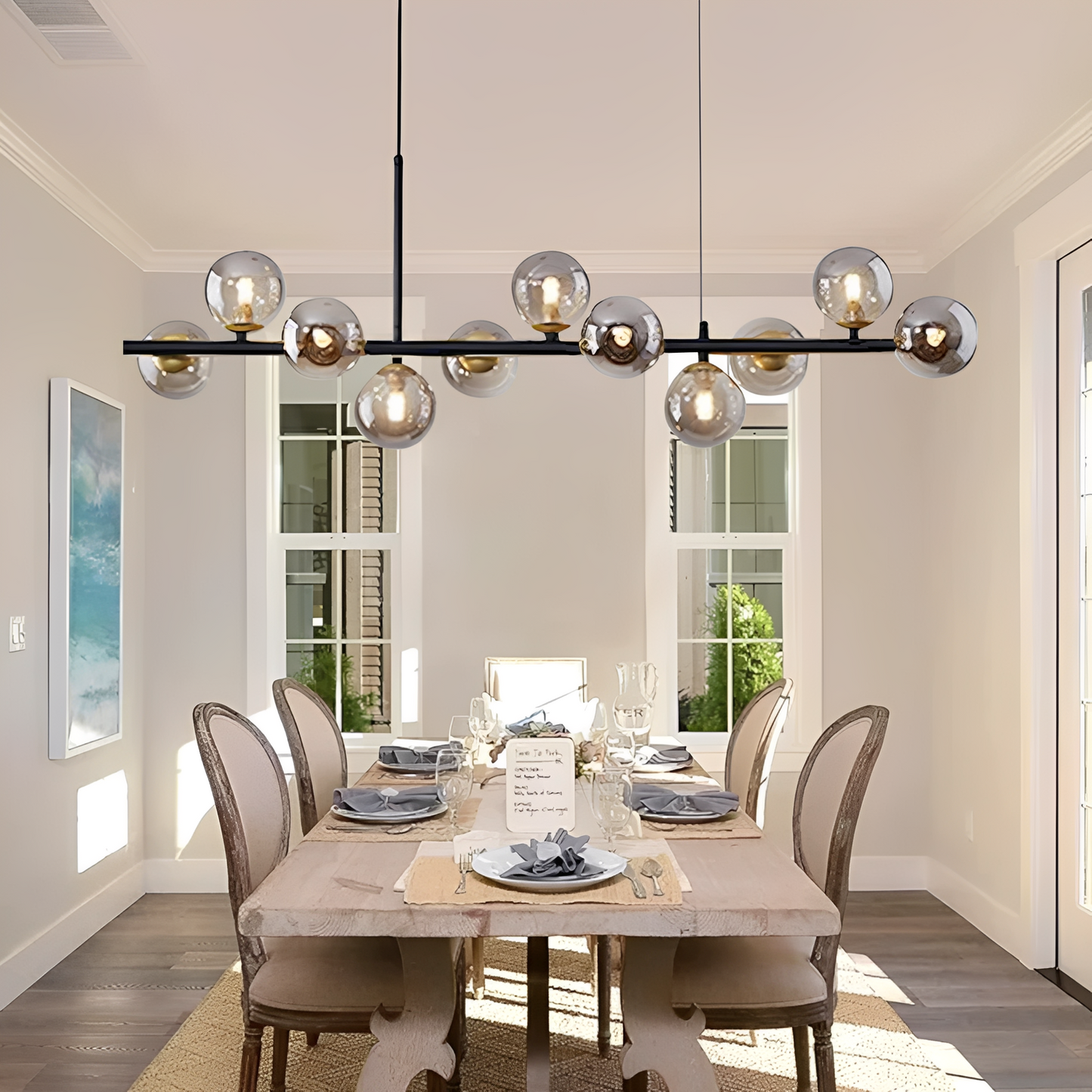 Luca – Minimalistische Glas Magic Bean Pendelleuchte