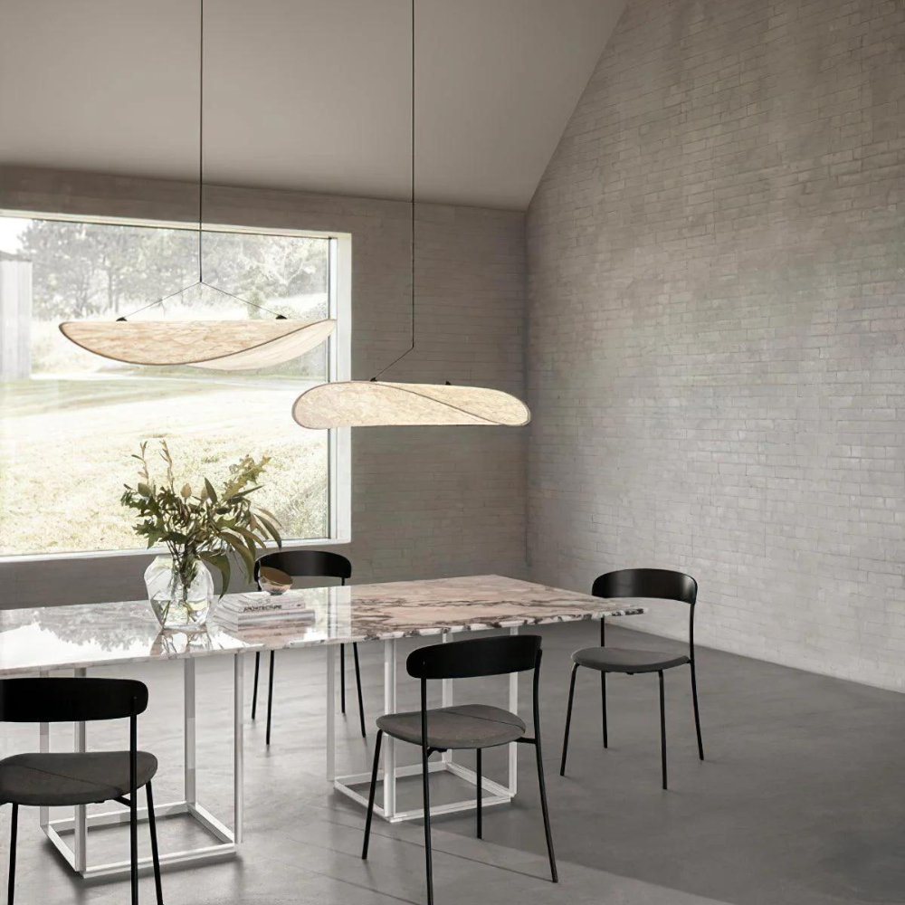 Lee – Einfache Seiden-Pendelleuchte